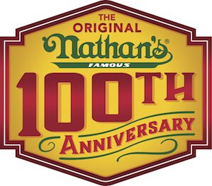 Nathan's Famous 100th Anniversary Logo